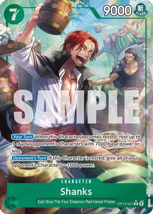 Shanks (Alternate Art) (OP14-027) [The Azure Sea's Seven] Foil-1