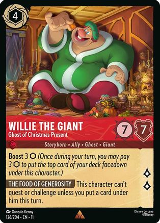 Willie the Giant - Ghost of Christmas Present (126/204) [Winterspell] - Deck Out Gaming