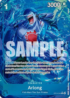 Arlong (Alternate Art) (OP14-042) [The Azure Sea's Seven] Foil - Deck Out Gaming