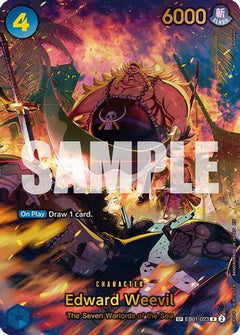 Edward Weevil - EB01-023 (SP) (EB01-023) [The Azure Sea's Seven] Foil-1