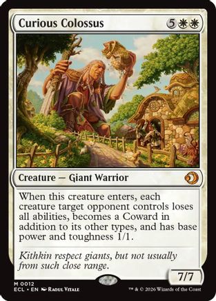 Curious Colossus (12) [Lorwyn Eclipsed] - Deck Out Gaming