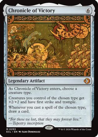 Chronicle of Victory (253) [Lorwyn Eclipsed] foil - Deck Out Gaming