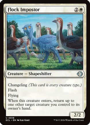 Flock Impostor (16) [Lorwyn Eclipsed] foil - Deck Out Gaming