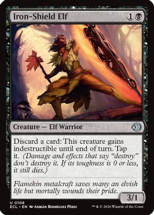 Iron-Shield Elf (108) [Lorwyn Eclipsed] foil - Deck Out Gaming