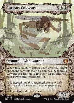 Curious Colossus (Showcase) (298) [Lorwyn Eclipsed] foil - Deck Out Gaming