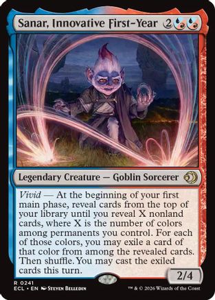 Sanar, Innovative First-Year (241) [Lorwyn Eclipsed] foil - Deck Out Gaming