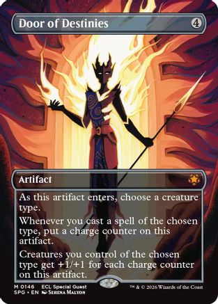 Door of Destinies (Borderless) (146) [Special Guests] foil - Deck Out Gaming