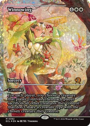 Winnowing (Showcase) (Fracture Foil) (392) [Lorwyn Eclipsed] foil - Deck Out Gaming