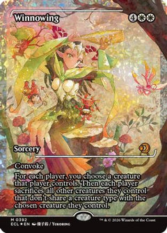 Winnowing (Showcase) (Fracture Foil) (392) [Lorwyn Eclipsed] foil - Deck Out Gaming