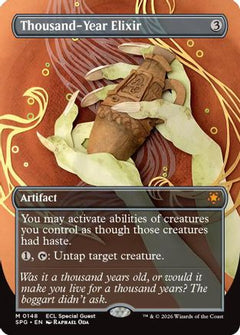Thousand-Year Elixer (Borderless) (148) [Special Guests] - Deck Out Gaming