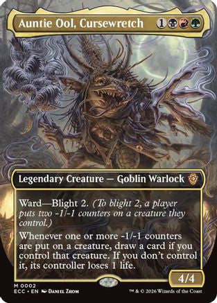 Auntie Ool, Cursewretch (Borderless) (2) [Commander: Lorwyn Eclipsed] - Deck Out Gaming