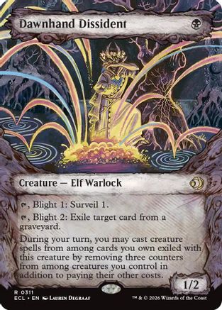 Dawnhand Dissident (Showcase) (311) [Lorwyn Eclipsed] - Deck Out Gaming