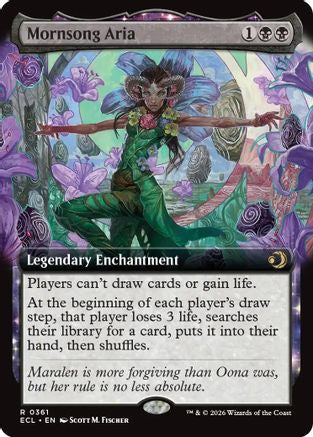Mornsong Aria (Extended Art) (361) [Lorwyn Eclipsed] foil - Deck Out Gaming