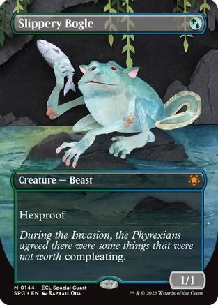 Slippery Bogle (Borderless) (144) [Special Guests] foil - Deck Out Gaming