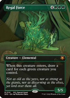 Regal Force (Borderless) (141) [Special Guests] foil - Deck Out Gaming