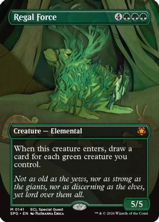 Regal Force (Borderless) (141) [Special Guests] foil - Deck Out Gaming