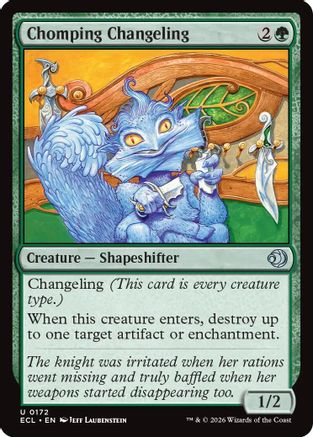 Chomping Changeling (172) [Lorwyn Eclipsed] foil - Deck Out Gaming