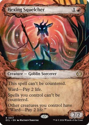 Hexing Squelcher (Showcase) (317) [Lorwyn Eclipsed] foil - Deck Out Gaming