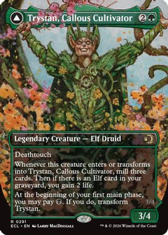 Trystan, Callous Cultivator (Borderless) (291) [Lorwyn Eclipsed] foil - Deck Out Gaming