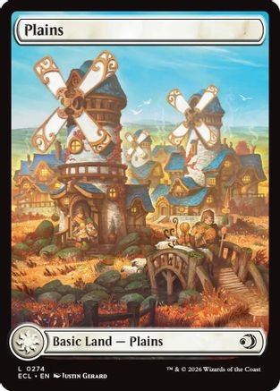 Plains (0274) (274) [Lorwyn Eclipsed] foil - Deck Out Gaming