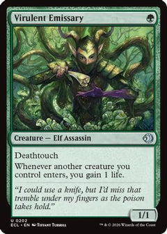 Virulent Emissary (202) [Lorwyn Eclipsed] foil - Deck Out Gaming