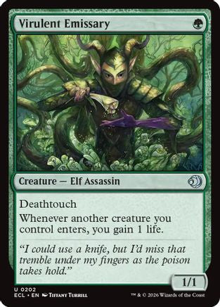 Virulent Emissary (202) [Lorwyn Eclipsed] foil - Deck Out Gaming