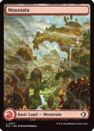 Mountain (0277) (277) [Lorwyn Eclipsed] foil - Deck Out Gaming