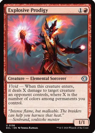 Explosive Prodigy (136) [Lorwyn Eclipsed] - Deck Out Gaming