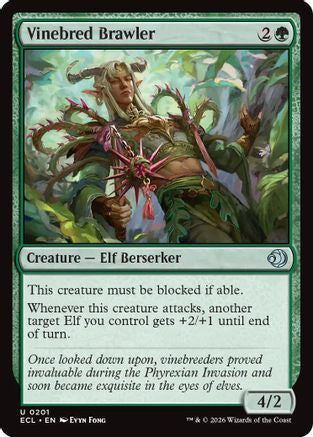 Vinebred Brawler (201) [Lorwyn Eclipsed] foil - Deck Out Gaming