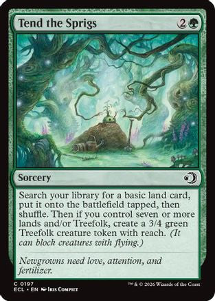 Tend the Sprigs (197) [Lorwyn Eclipsed] foil - Deck Out Gaming