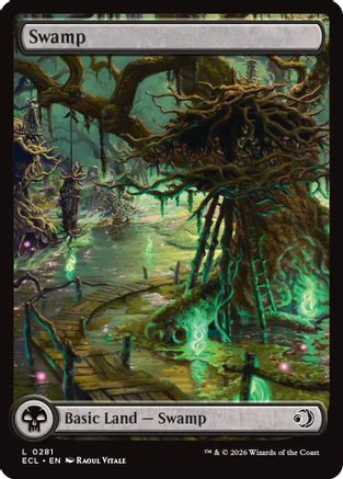 Swamp (0281) (281) [Lorwyn Eclipsed] foil - Deck Out Gaming