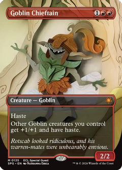 Goblin Chieftain (Borderless) (135) [Special Guests] - Deck Out Gaming