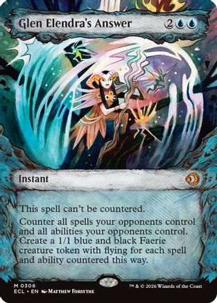 Glen Elendra's Answer (Showcase) (306) [Lorwyn Eclipsed] foil - Deck Out Gaming