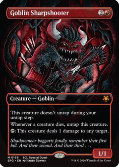 Goblin Sharpshooter (Borderless) (136) [Special Guests] foil - Deck Out Gaming