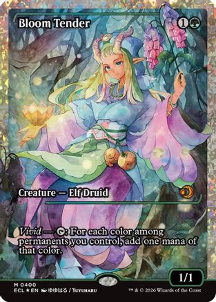 Bloom Tender (0400) (Showcase) (Fracture Foil) (400) [Lorwyn Eclipsed] foil - Deck Out Gaming