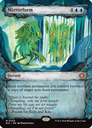 Mirrorform (Showcase) (308) [Lorwyn Eclipsed] foil - Deck Out Gaming