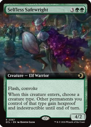 Selfless Safewright (Extended Art) (367) [Lorwyn Eclipsed] foil - Deck Out Gaming