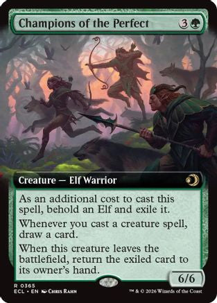 Champions of the Perfect (Extended Art) (365) [Lorwyn Eclipsed] - Deck Out Gaming