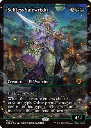 Selfless Safewright (Showcase) (391) [Lorwyn Eclipsed] foil - Deck Out Gaming