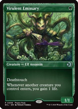 Virulent Emissary (406) [Promo Pack: Lorwyn Eclipsed] foil - Deck Out Gaming