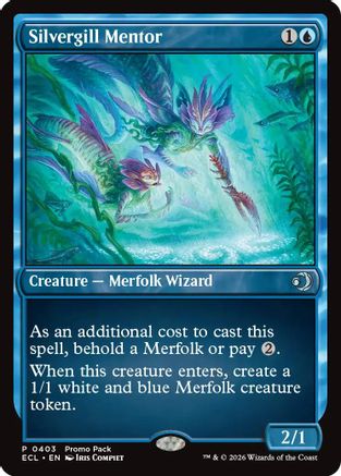 Silvergill Mentor (403) [Promo Pack: Lorwyn Eclipsed] foil - Deck Out Gaming