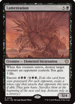 Lamentation (10) [Commander: Lorwyn Eclipsed] - Deck Out Gaming