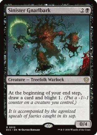 Sinister Gnarlbark (12) [Commander: Lorwyn Eclipsed] - Deck Out Gaming