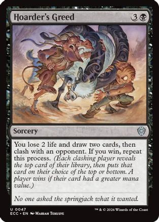 Hoarder's Greed (47) [Commander: Lorwyn Eclipsed] - Deck Out Gaming