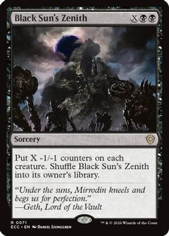 Black Sun's Zenith (71) [Commander: Lorwyn Eclipsed] - Deck Out Gaming