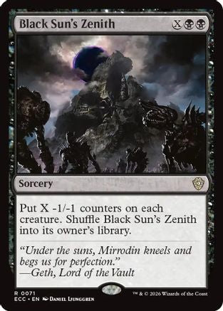 Black Sun's Zenith (71) [Commander: Lorwyn Eclipsed] - Deck Out Gaming