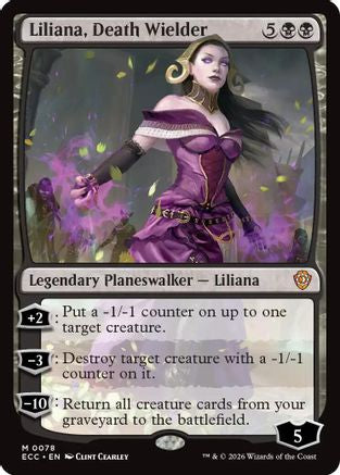 Liliana, Death Wielder (78) [Commander: Lorwyn Eclipsed] - Deck Out Gaming