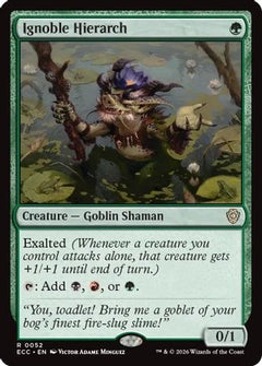 Ignoble Hierarch (52) [Commander: Lorwyn Eclipsed] - Deck Out Gaming