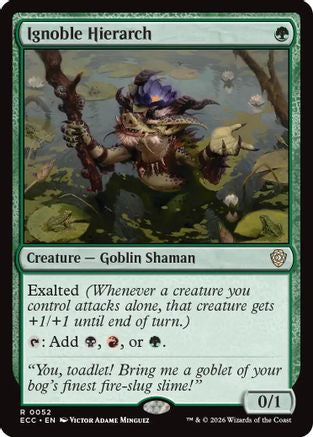 Ignoble Hierarch (52) [Commander: Lorwyn Eclipsed] - Deck Out Gaming