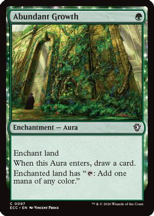 Abundant Growth (97) [Commander: Lorwyn Eclipsed] - Deck Out Gaming